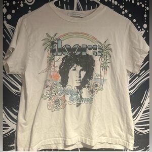Daydreamer The Doors Venice Beach Baby Tee with Tropical Graphic